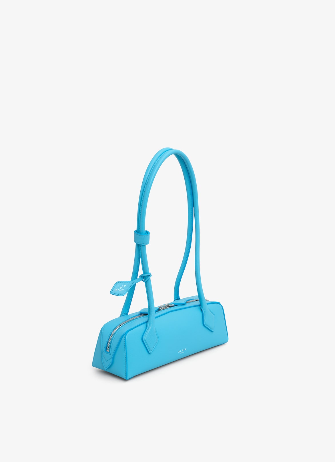 LE TECKEL SMALL BAG IN GOATSKIN ALAÏA TURQUOISE LE TECKEL SMALL BAG IN GOATSKIN